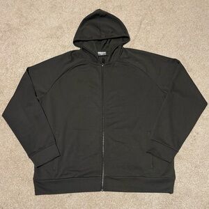 32 Degrees Heat Mens Full Zip Hoodie Sweatshirt Performance Army Green, Sz XXL